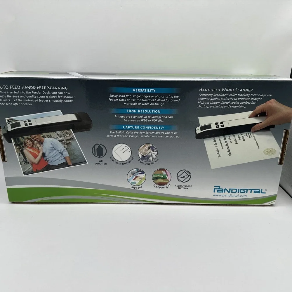 Pandigital Handheld‎ Wand Scanner Blue